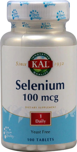 Kal Selênio - 100 mcg - 100 Comprimidos - Essencial para Saúde e Imunidade