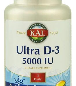 KAL Ultra D-3 -- 5000 IU - 90 Softgels