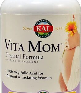 Kal Vita Mom Prenatal Fórmula - 120 Comprimidos - Suplemento Vitamínico para Gestantes