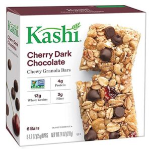 Comprar kashi chewy granola bars cherry dark chocolate -- 6 bars preço no brasil bars food & beverages granola bars suplementos em oferta suplemento importado loja 11 online promoção -