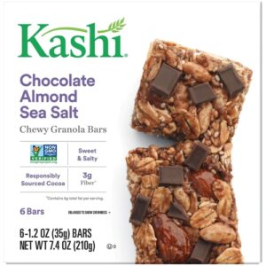 Comprar kashi chewy granola bars chocolate almond & sea salt -- 6 bars preço no brasil bars food & beverages granola bars suplementos em oferta suplemento importado loja 77 online promoção -