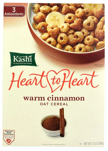Cereal de Aveia Kashi Heart to Heart Warm Cinnamon - 340g Sabor Canela Quente