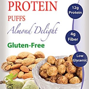 Kay's Naturals Protein Puffs Sem Glúten Sabor Amêndoa 170g (Pack com 6)