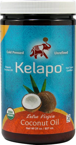 Óleo de Coco Extra Virgem Orgânico Kelapo - 822g | Puro e Natural
