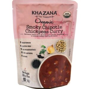 Grão de Bico Khazana Orgânico Chipotle Defumado Curry 283g