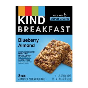 Comprar kind breakfast bars blueberry almond -- 4 packs of 2 breakfast bars preço no brasil bars breakfast bars food & beverages suplementos em oferta suplemento importado loja 5 online promoção -