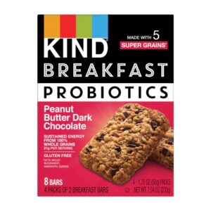 Comprar kind breakfast probiotics bar peanut butter dark chocolate -- 4 pack preço no brasil bars breakfast bars food & beverages suplementos em oferta suplemento importado loja 37 online promoção -