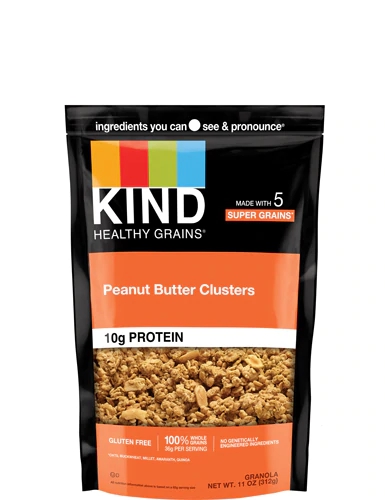 Kind Healthy Grains Clusters Peanut Butter Sem Glúten - 312g