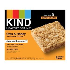 Comprar kind healthy grains granola bars gluten free oats & honey -- 5 bars preço no brasil bars food & beverages granola bars suplementos em oferta suplemento importado loja 49 online promoção -