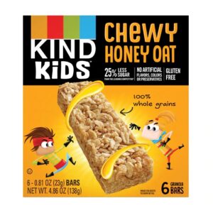Comprar kind kids granola bars gluten free chewy honey oat -- 6 bars preço no brasil bars children's bars food & beverages suplementos em oferta suplemento importado loja 5 online promoção -