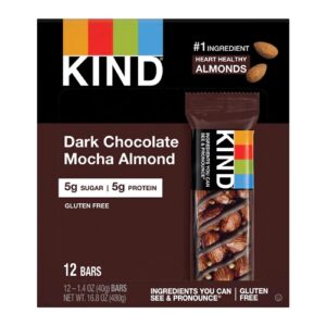 Comprar kind nuts & spices bars dark chocolate mocha almond -- 12 bars preço no brasil sports & fitness sports bars suplementos em oferta suplemento importado loja 85 online promoção -