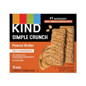 Comprar kind simple crunch granola bar peanut butter -- 5 pack preço no brasil bars food & beverages granola bars suplementos em oferta suplemento importado loja 9 online promoção -
