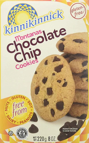 Cookies de Chocolate Chip Kinnikinnick Montana's Sem Glúten - 227g