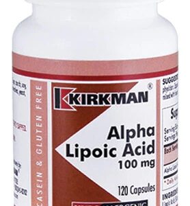 Kirkman Ácido Alfa-Lipoico 100mg - 120 Cápsulas: Antioxidante Essencial para o Bem-Estar