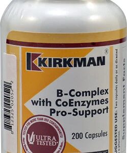 Kirkman B-Complex com Coenzimas Pro-Support - 200 Cápsulas: Energia e Vitalidade Essenciais