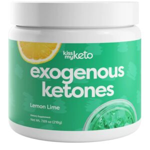 Kiss My Keto Cetonas Exógenas com Eletrólitos Limão e Lima - 298g