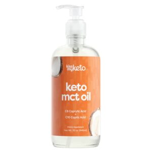 Óleo MCT Kiss My Keto 100% Coco C8+C10 Puro 946ml (32 fl oz)