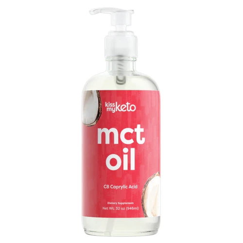 Óleo MCT Kiss My Keto Brain Fuel C8 Puro 946ml - Foco e Energia Cetogênica