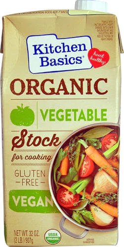 Caldo de Legumes Orgânico Kitchen Basics Sem Glúten - 946ml