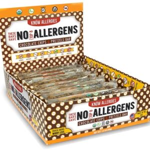 Comprar know allergies organic bar gluten free vegan chocolate chips & pretzels -- 12 bars preço no brasil bars food & beverages granola bars suplementos em oferta suplemento importado loja 81 online promoção -
