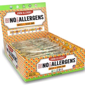 Comprar know allergies organic bar gluten free vegan dates & seeds -- 12 bars preço no brasil bars food & beverages granola bars suplementos em oferta suplemento importado loja 83 online promoção -