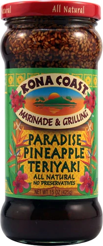 Kona Coast Marinade & Grilling Sauce Paradise Pineapple Teriyaki -- 15 fl oz