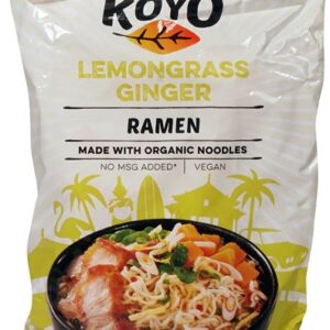 Koyo Dry Ramen Sabor Capim-Limão e Gengibre - 60g