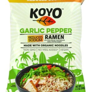 Macarrão Instantâneo Koyo Reduz Sódio Alho e Pimenta - 59g