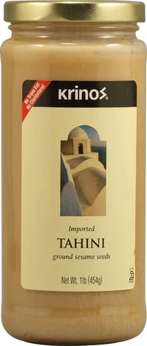 Tahine Krinos Importado Premium - 454g: Pasta de Gergelim Torrado Autêntica
