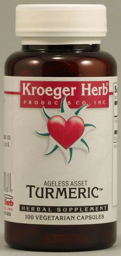 Kroeger Herb Cúrcuma - 100 Cápsulas Vegetarianas | Saúde e Bem-Estar