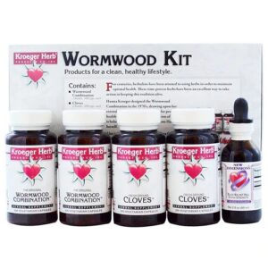Comprar kroeger herb wormwood parasite control kit -- 1 kit preço no brasil detoxification & cleansing metal removal & chelation suplementos em oferta vitamins & supplements suplemento importado loja 17 online promoção -