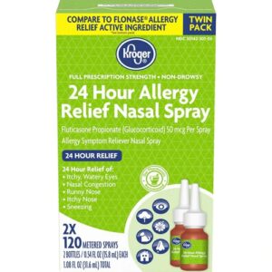 Comprar kroger® 24 hour allergy relief nasal spray -- 1. 08 fl oz preço no brasil allergies allergy & sinus homeopathic remedies suplementos em oferta vitamins & supplements suplemento importado loja 63 online promoção -