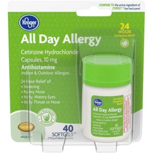 Comprar kroger® all day allergy softgels -- 40 softgels preço no brasil allergies allergy & sinus homeopathic remedies suplementos em oferta vitamins & supplements suplemento importado loja 71 online promoção -