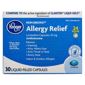 Comprar kroger® allergy relief -- 10 mg - 30 liquid capsules preço no brasil allergies allergy & sinus homeopathic remedies suplementos em oferta vitamins & supplements suplemento importado loja 41 online promoção -