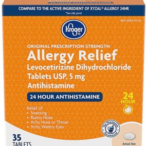 Comprar kroger® allergy relief 24 hour -- 35 tablets preço no brasil allergies allergy & sinus homeopathic remedies suplementos em oferta vitamins & supplements suplemento importado loja 39 online promoção -