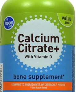 Kroger® Calcium Citrate with Vitamin D3 -- 200 Tablets