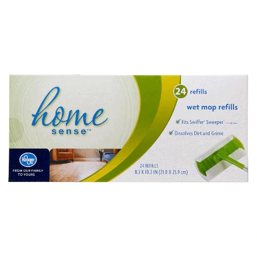 Refil para Mop Umedecido Kroger® Home Sense® - Pacote com 24 Unidades