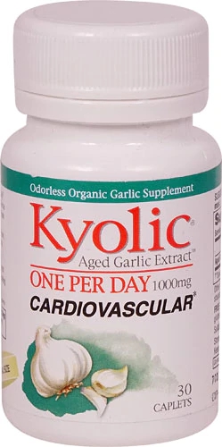 Kyolic Extrato de Alho Envelhecido 1000 mg - 30 Cápsulas para Bem-Estar