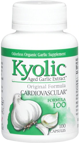 Kyolic Extrato de Alho Envelhecido Cardiovascular Original 100 Cápsulas