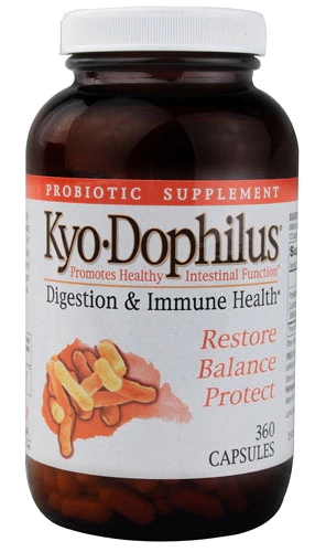Kyolic Kyo-Dophilus Probiótico Diário 3 Bilhões CFU - 360 Cápsulas