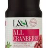 Comprar l & a juice all cranberry -- 32 fl oz preço no brasil homeopathic remedies mood health nervous tension suplementos em oferta vitamins & supplements suplemento importado loja 3 online promoção -