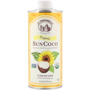 Comprar la tourangelle organic sun coco oil blend -- 25. 4 fl oz preço no brasil food & beverages oils sunflower oil suplementos em oferta suplemento importado loja 7 online promoção -