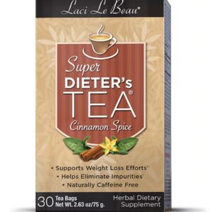 Chá Laci Le Beau Super Dieter's Canela e Especiarias - 30 Sachês (2.2g cada)