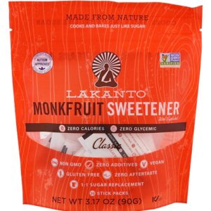 Comprar lakanto monkfruit sweetener classic -- 30 stick packs preço no brasil food & beverages maple sugar & syrup other sweeteners & sugar substitutes suplementos em oferta sweeteners & sugar substitutes suplemento importado loja 43 online promoção -