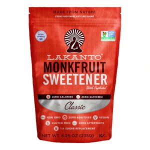 Comprar lakanto monkfruit sweetener classic -- 8. 29 oz preço no brasil food & beverages maple sugar & syrup other sweeteners & sugar substitutes suplementos em oferta sweeteners & sugar substitutes suplemento importado loja 17 online promoção -