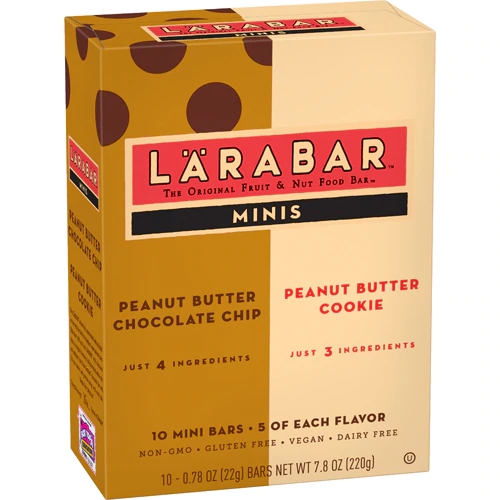 Larabar Mini Barras Sortidas - Pack com 10 Barras Deliciosas e Nutritivas