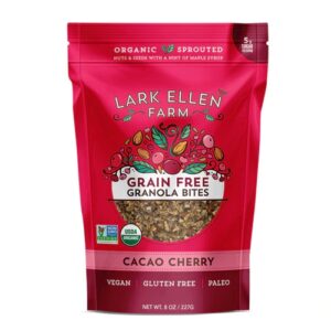 Comprar lark ellen farm organic grain free granola bites gluten free cacao cherry -- 8 oz preço no brasil food & beverages granola snacks suplementos em oferta suplemento importado loja 63 online promoção -