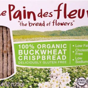 Le Pain des fleurs Organic Crispbread Gluten Free Buckwheat -- 4.41 oz