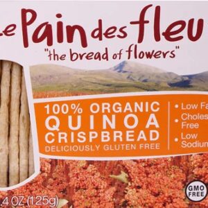 Le Pain des Fleurs Crispbread Orgânico Sem Glúten Quinoa 125g