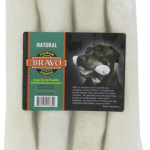 Petiscos Naturais Lennox Bravo Rawhide Express Curls para Cães - 4 Unidades (Aprox. 100g)